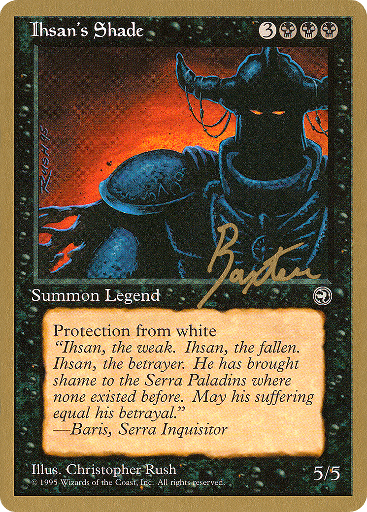 Ihsan's Shade - 1996 George Baxter (HML) [Pro Tour Collector Set]