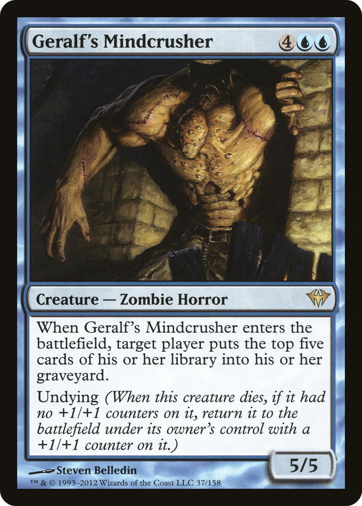 Geralf's Mindcrusher (DKA-037) [Dark Ascension] Foil