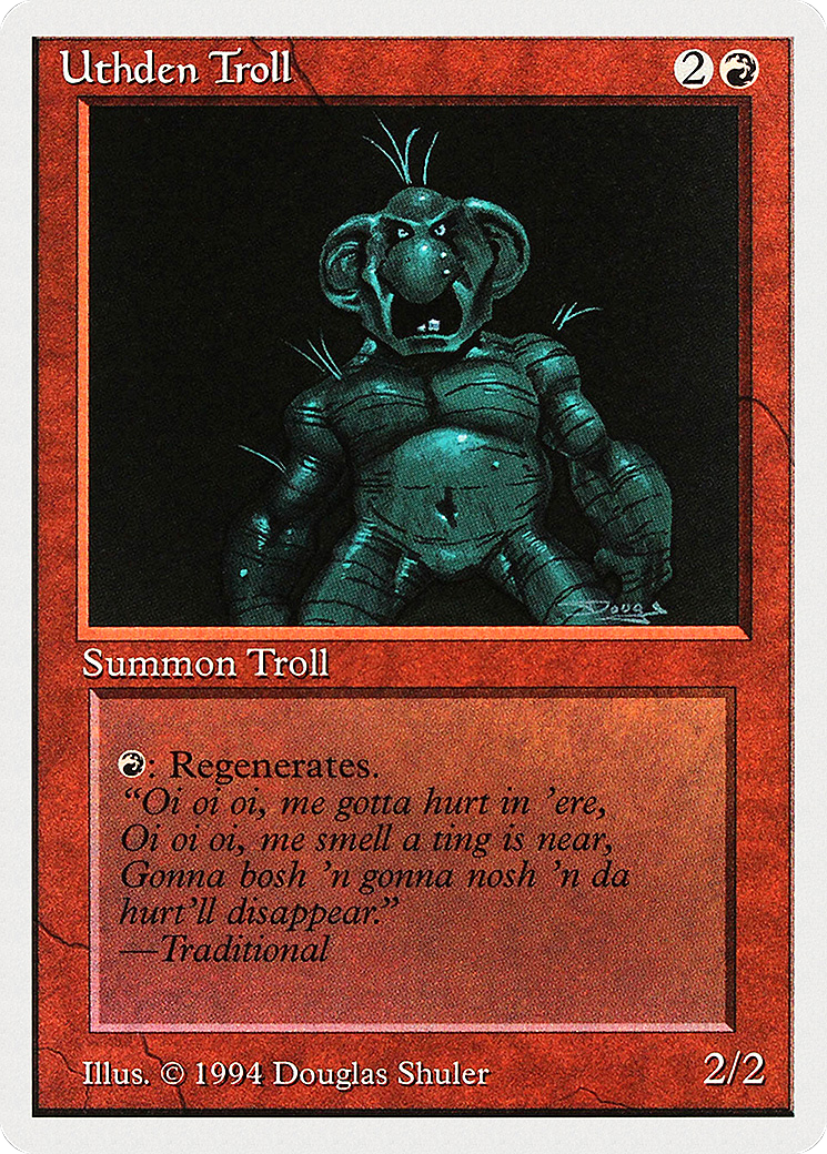 Uthden Troll (SUM-182) [Summer Magic / Edgar]