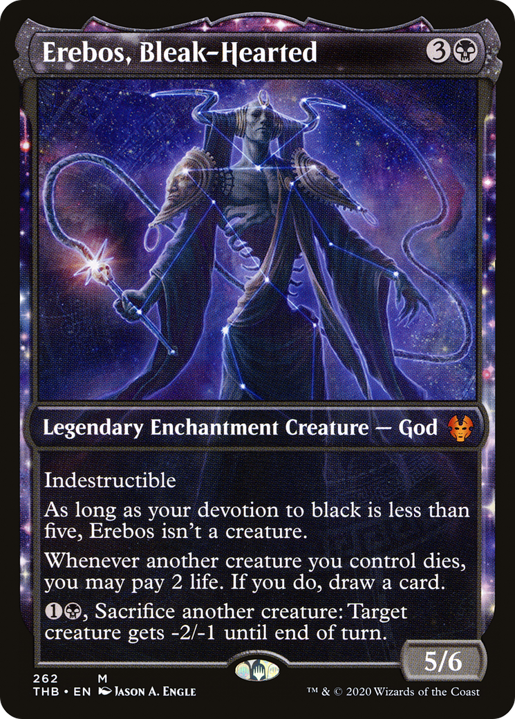 Erebos, Bleak-Hearted (Showcase) (THB-262) [Theros Beyond Death]