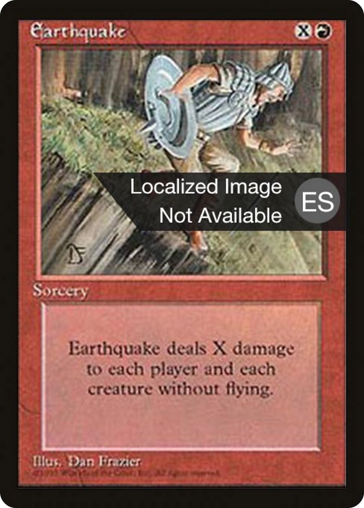 Earthquake [Fourth Edition Foreign Black Border]