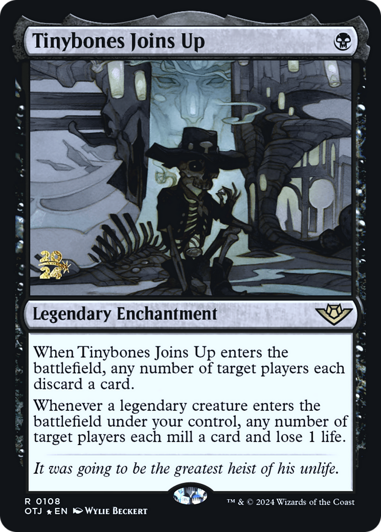Tinybones Joins Up (PRE-108) [Outlaws of Thunder Junction Promos] Foil
