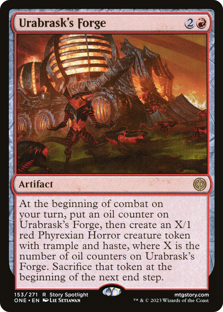Urabrask's Forge (ONE-153) [Phyrexia: All Will Be One] Foil