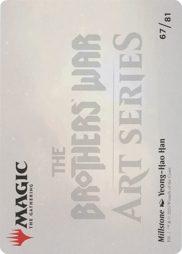 Millstone // Millstone (ABRO-067) (Borderless) [The Brothers' War Art Series] Foil