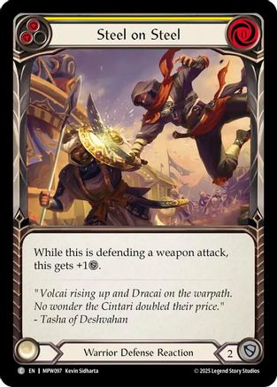 Steel on Steel (Yellow) (MPW097) - Mastery Pack Warrior