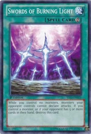 Swords of Burning Light (Common) (YS13-EN021) - Super Starter: V for Victory 1st Edition
