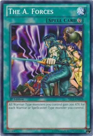 The A. Forces (Common) (YS13-EN028) - Super Starter: V for Victory 1st Edition