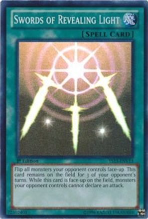Swords of Revealing Light (Super Rare) (YS13-ENV13) - Super Starter: V for Victory Power-Up Pack 1st Edition
