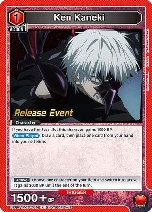 Ken Kaneki (069) (UEPR/TKG-1-069) - UE18BT Tokyo Ghoul Release Event Cards