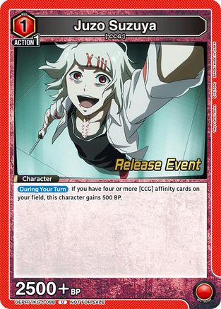 Juzo Suzuya (088) (UEPR/TKG-1-088) - UE18BT Tokyo Ghoul Release Event Cards
