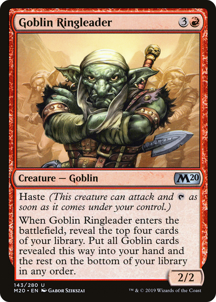 Goblin Ringleader (M20-143) [Core Set 2020] Foil