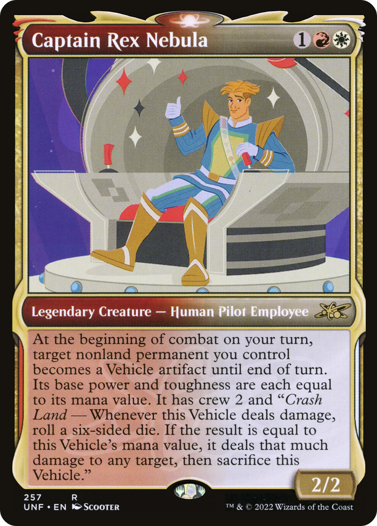 Captain Rex Nebula - Foil - Showcase [Unfinity]