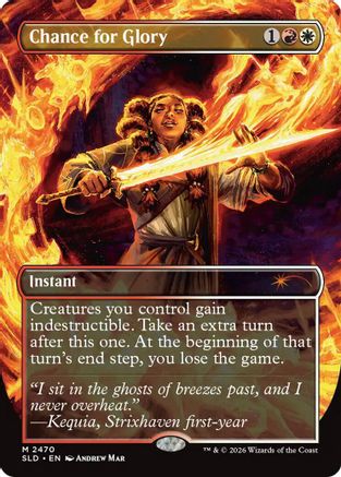 Chance for Glory (SLD-2470) [Secret Lair Drop Series] Foil