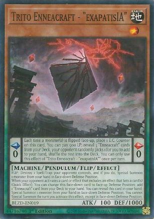 Trito Enneacraft - "exapatisIA" (Common) (BLZD-EN019) - Blazing Dominion 1st Edition