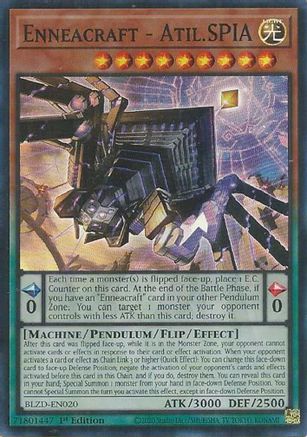 Enneacraft - Atil.SPIA (Super Rare) (BLZD-EN020) - Blazing Dominion 1st Edition