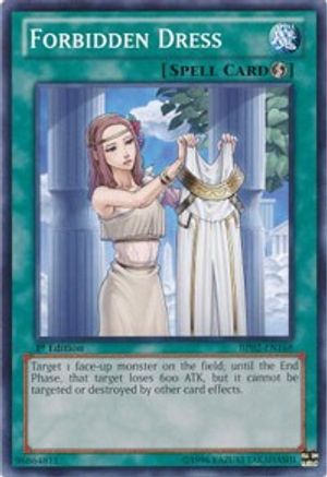 Forbidden Dress (Common) (BP02-EN168) - Battle Pack 2: War of the Giants 1st Edition