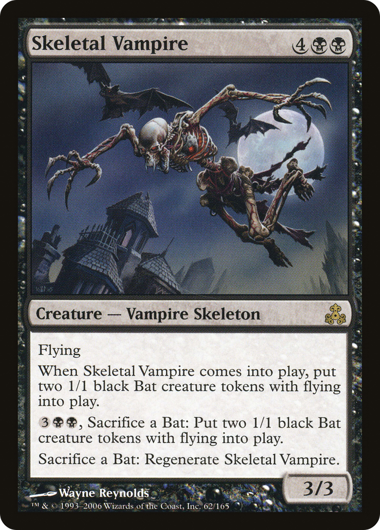 Skeletal Vampire (GPT-062) [Guildpact] Foil