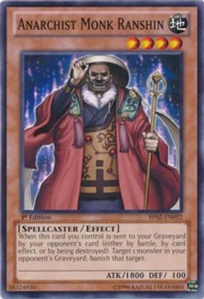 Anarchist Monk Ranshin (Common) (BP02-EN092) - Battle Pack 2: War of the Giants 1st Edition