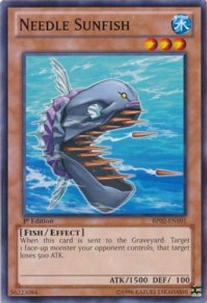 Needle Sunfish (Common) (BP02-EN101) - Battle Pack 2: War of the Giants Unlimited