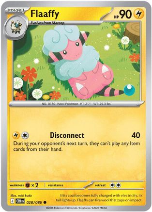 Flaaffy (028/086) [ME04 Chaos Rising] - Common