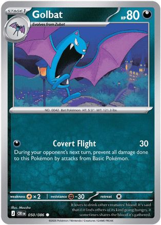 Golbat (050/086) [ME04 Chaos Rising] - Common