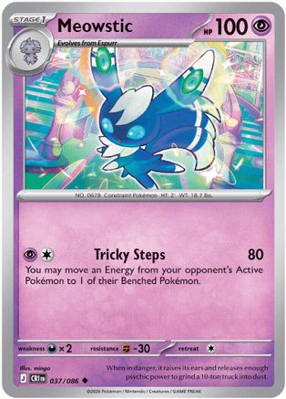 Meowstic (037/086) [ME04 Chaos Rising] - Uncommon