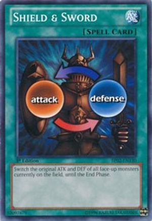 Shield & Sword (Common) (BP02-EN130) - Battle Pack 2: War of the Giants 1st Edition