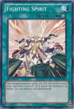 Fighting Spirit (Common) (BP02-EN153) - Battle Pack 2: War of the Giants 1st Edition