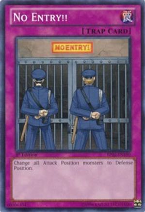 No Entry!! (Common) (BP02-EN190) - Battle Pack 2: War of the Giants Unlimited