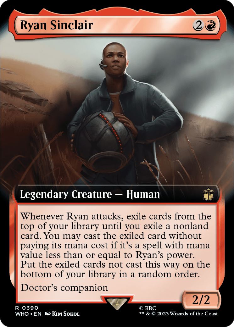 Ryan Sinclair (Extended Art) (WHO-390) [Doctor Who] Foil