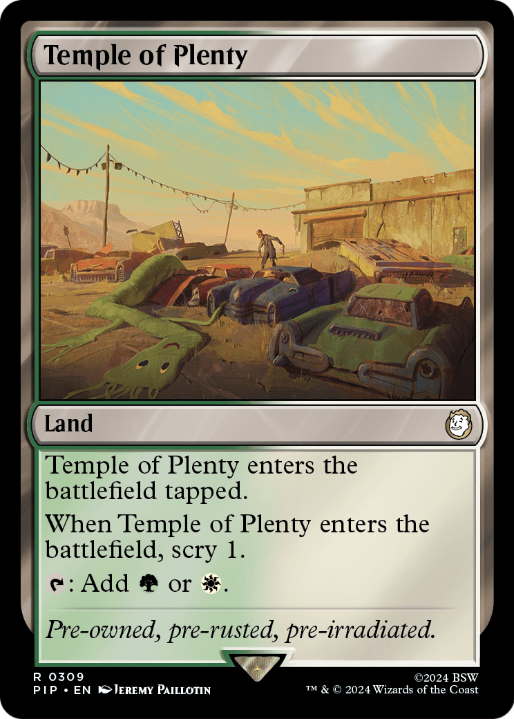 Temple of Plenty (PIP-309) [Fallout] Foil