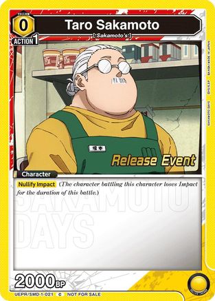 Taro Sakamoto (021) (UE19BT/SMD-1-021) - UE19BT SAKAMOTO DAYS Release Event Cards