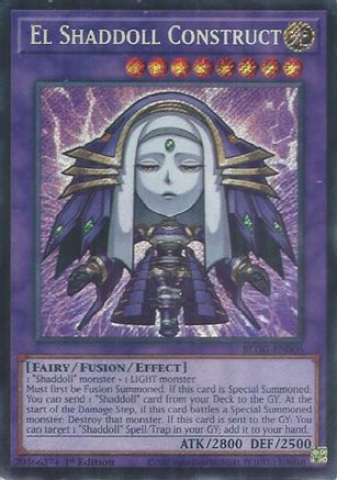 El Shaddoll Construct (Secret Rare) (BLGG-EN006) - Battles of Legend: Glorious Gallery 1st Edition