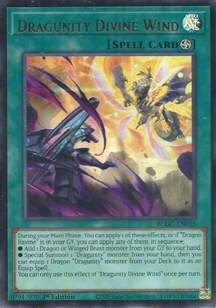 Dragunity Divine Wind (Ultra Rare) (BLGG-EN015) - Battles of Legend: Glorious Gallery 1st Edition