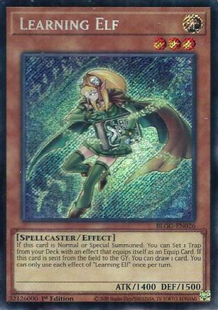 Learning Elf (Secret Rare) (BLGG-EN026) - Battles of Legend: Glorious Gallery 1st Edition