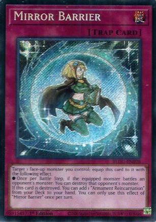 Mirror Barrier (Secret Rare) (BLGG-EN028) - Battles of Legend: Glorious Gallery 1st Edition