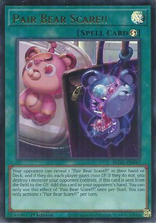 Pair Bear Scare!! (Ultra Rare) (BLGG-EN047) - Battles of Legend: Glorious Gallery 1st Edition