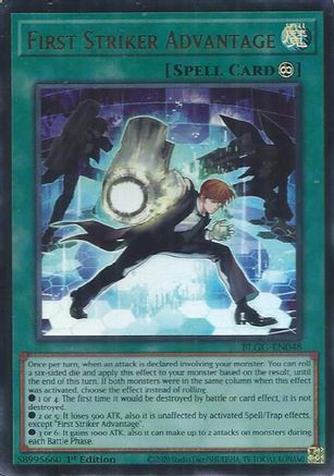 First Striker Advantage (Ultra Rare) (BLGG-EN048) - Battles of Legend: Glorious Gallery 1st Edition