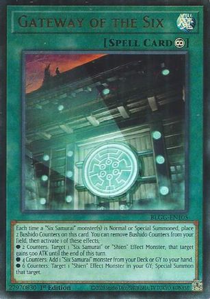 Gateway of the Six (Ultra Rare) (BLGG-EN105) - Battles of Legend: Glorious Gallery 1st Edition