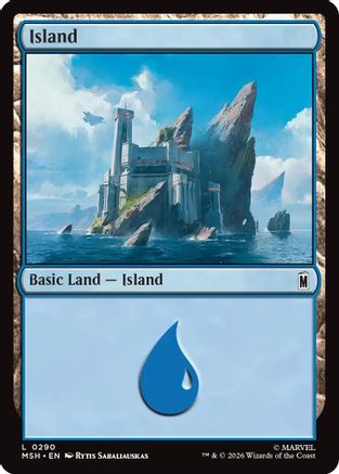 Island (MSH-290) [Marvel Super Heroes] Foil