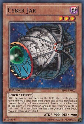 Cyber Jar (Starfoil) (Starfoil Rare) (BP01-EN002) - Battle Pack: Epic Dawn Unlimited