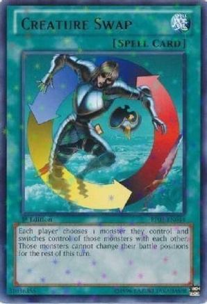 Creature Swap (Starfoil) (Starfoil Rare) (BP01-EN044) - Battle Pack: Epic Dawn 1st Edition