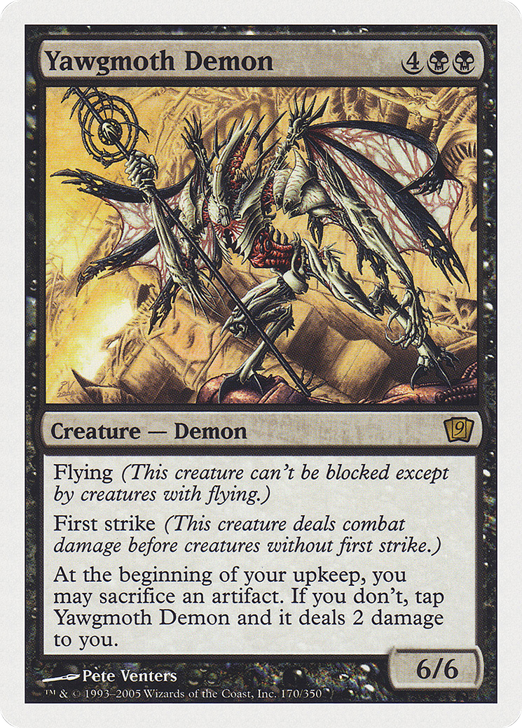 Yawgmoth Demon (9ED-170) [9th Edition] Foil