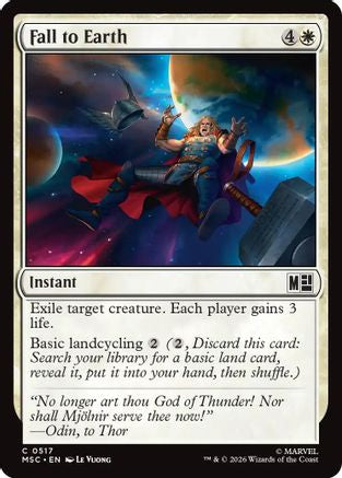 Fall to Earth (MSC-517) [Commander: Marvel Super Heroes]