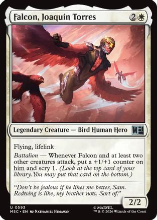 Falcon, Joaquin Torres (MSC-593) [Commander: Marvel Super Heroes]
