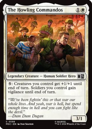 The Howling Commandos (MSC-598) [Commander: Marvel Super Heroes]