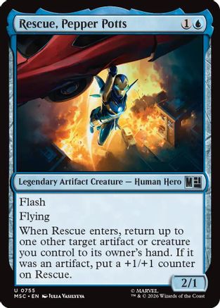 Rescue, Pepper Potts (MSC-755) [Commander: Marvel Super Heroes]