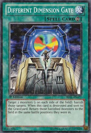 Different Dimension Gate (Starfoil) (Starfoil Rare) (BP01-EN077) - Battle Pack: Epic Dawn Unlimited