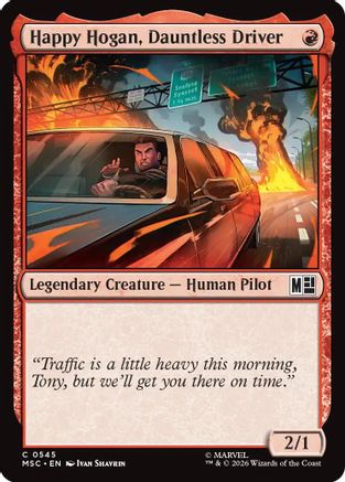 Happy Hogan, Dauntless Driver (MSC-545) [Commander: Marvel Super Heroes] Foil