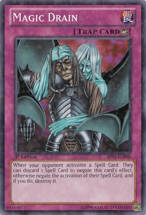 Magic Drain (Starfoil) (Starfoil Rare) (BP01-EN090) - Battle Pack: Epic Dawn Unlimited
